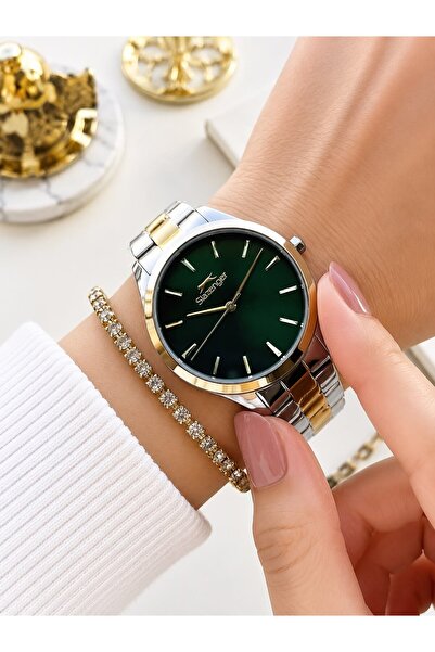 Slazenger Steel Cord 5 Atm Water Resistant 2 Year Warranty Women Wristwatch B...