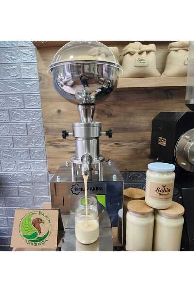 ŞAHİN YÖRESEL Cam Kavanozda Taze Çekilmiş Tahin 1000 ml + 1000 ml