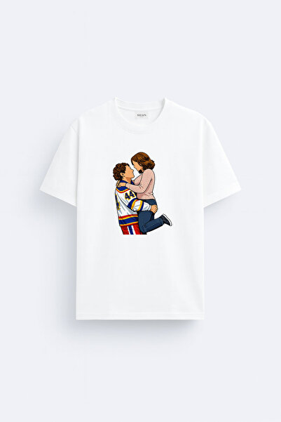 cesita Off Campus Printed Cotton White T-Shirt T-Shirt