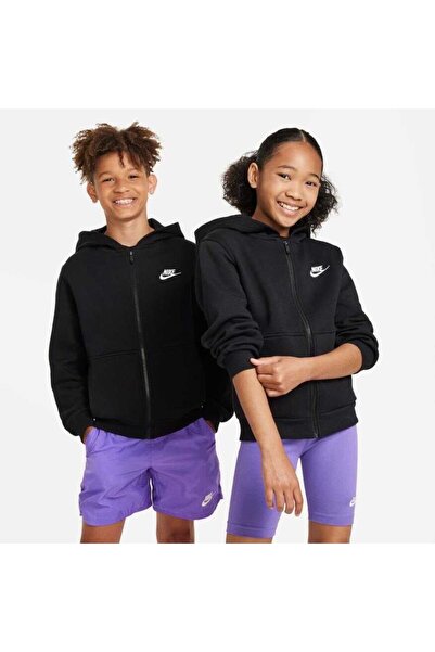 Nike K NSW CLUB FLC HD FZ LS LBR Erkek Çocuk Sweatshirt FD3004-010