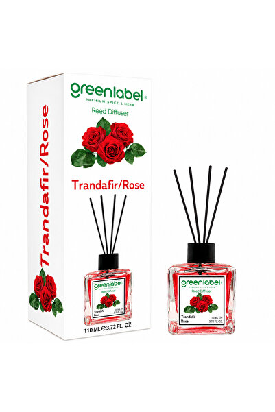 Greenlabel Odorizant Camera Red Diffuser cu betisoare 110ML Aroma Trandafir