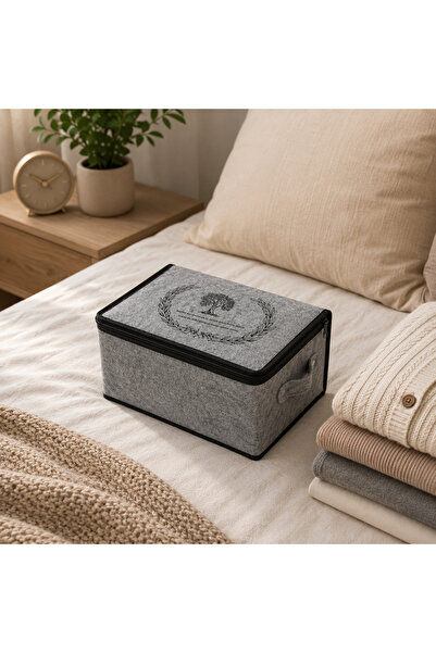 Less Home Bazaaltı Keçe Sandık - Mini
