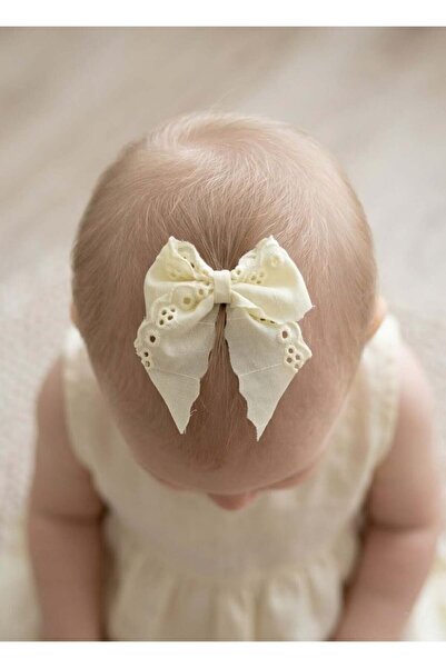 Toka Delisi Yellow Fisto Boutique Hairless Baby Hairpin Handmade for Babies