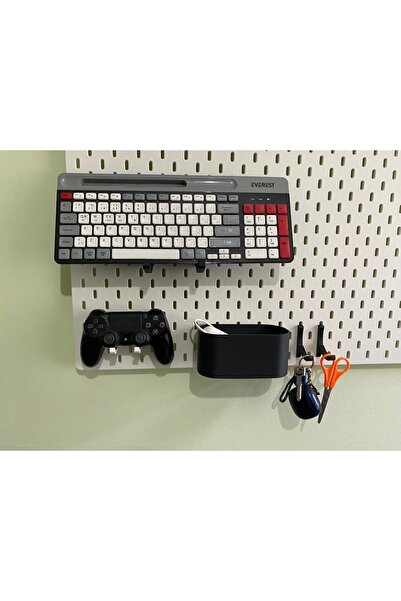 mavideve Skadis Pano Uyumlu Askı Apartları 5 Adet - Gamer Klavye Kulaklık Tut...