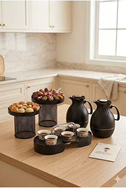 Generic Luxury Tea and Coffee Set with Cake and Dessert Stand Modern Style Co...