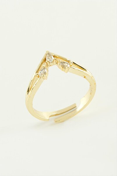ZERO LAND Novapazr Ok Zircon (222429) Stone Ring-Yellow