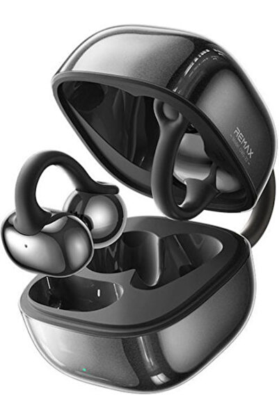 Remax OWS-22 Ακουστικά Bluetooth Handsfree Ανοιχτού Τύπου με Θήκη Φόρτισης Μαύρα