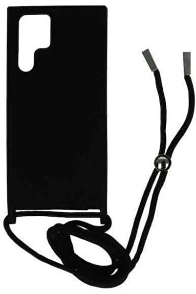 Other Technovo Δαντελωτή Πίσω Θήκη Σιλικόνης με Λουράκι Μαύρο (Galaxy S23 Ult...