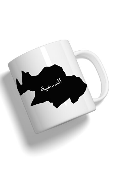 Generic Fashion World Mug Printed with High-quality Diriyah map