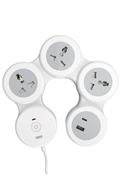 ELTRAZONE GM 4+1 G-Hoop Spike Guard with C & A Type USB-Master Switch,Indicat...