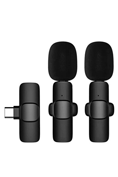 ELTRAZONE Mini Wireless Clip-on Lavalier Microphone Omnidirectional Mic 2 Tra...