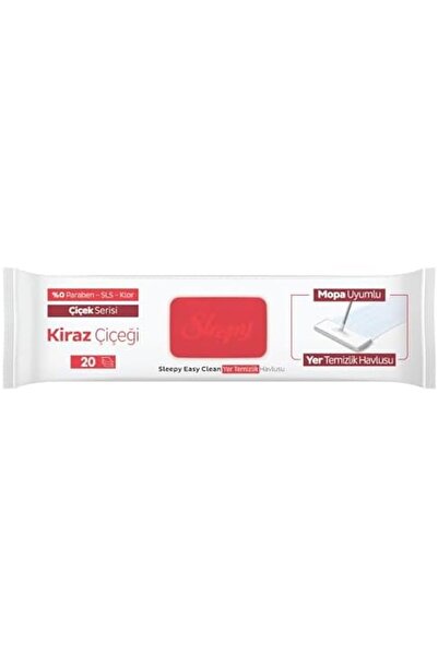 Yıldızan Easy Clean Cherry Blossom Mopa Compatible Floor Cleaning Towel & Wip...
