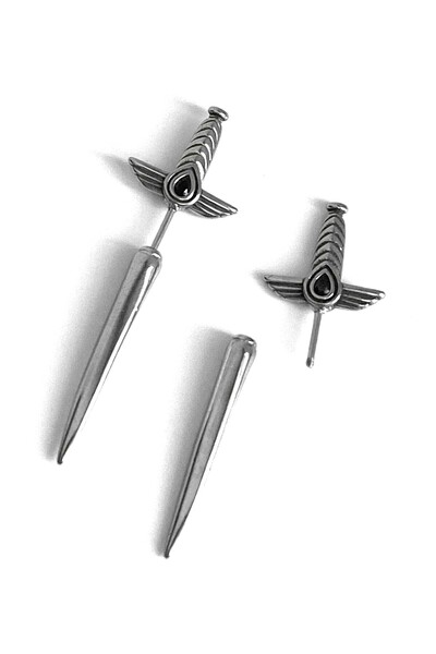 Viking Sword Kılıç Tasarım Zirkon Taş Çivi S+ Kalite 316L Paslanmaz&Kararmaz ...