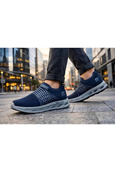 1way Men's Lightweight Comfortable Sneakers - Navy Blue