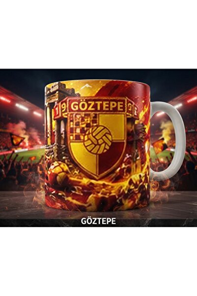 KADOREX DESIGN Göztepe Yellow and Red Designed Quality Mug – Special Mug for ...