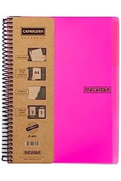 Yıldızan Ysf Shop Capricorn Neon Series, A4, 7 Subjects (5 Squares, 2 Lines) ...