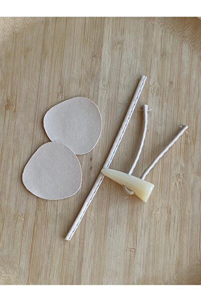 Lorin hobi Leather Button Set 1 Piece Cream