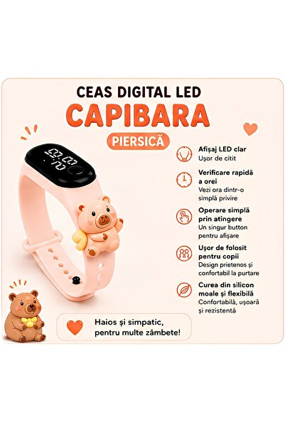 OEM Ceas digital copii CAPIBARA