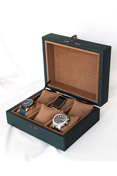 Shansora Design 6-Piece Premium Nubuck Watch Box, Custom Made, Handmade, Acce...