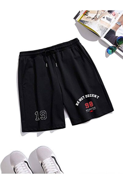JANTIL MODA Unisex Black Shorts for a Sporty Look 👟