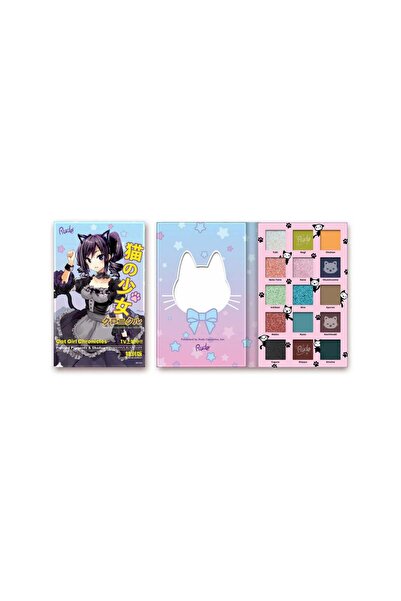 RUDE cosmetics Eyeshadow palette with pressed pigments, Cat Girl Chronicles, ...