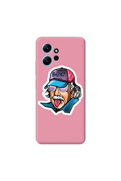 Other Xiaomi Redmi Note 12 4G Einstein Pink Colored Silicone TPU Θήκη