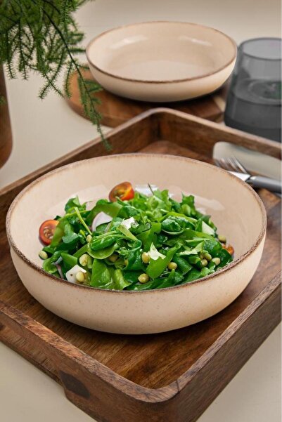 PAPİSAHOME Modern 2 Li 20 cm Bowl Cinnamon