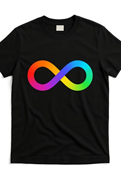 2mcup Neurodiversity Rainbow Infinity Autism T Shirt Nri3457910 at Black Prod...