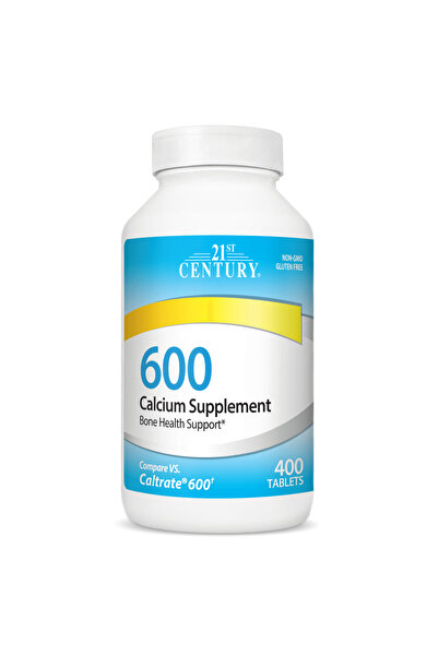 21st Century Calciu 600 mg Comprimate, 75 bucăți