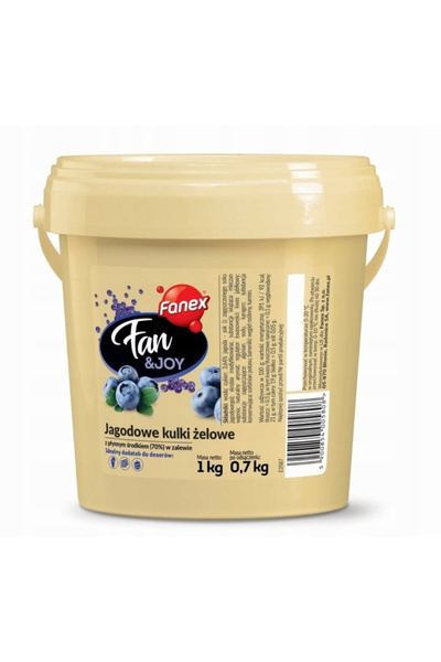 Generic Brand Perle pentru bubble tea Fanex Fan & Joy, Afine, 1 Kg