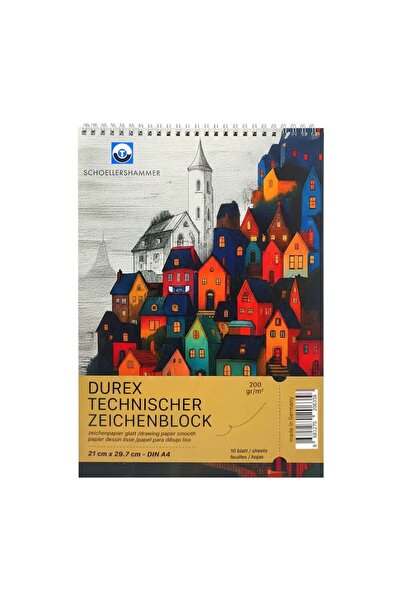 Art & Art Schoellershammer D U R E X Technical Drawing Notebook Spiral Bound ...