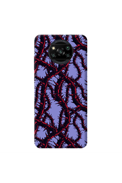 Other Xiaomi Poco X3 /X3 Pro Prickly ivy Purple Colored Silicone TPU Θήκη