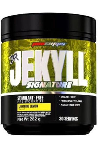 ProSupps Dr. Jekyll Signature Pre-Workout Powder – Lightning Lemon, 30 Servin...