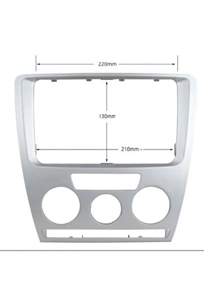 Tk Adapter frame for Skoda Octavia 2- Non Facelift, compatible years 2004-200...