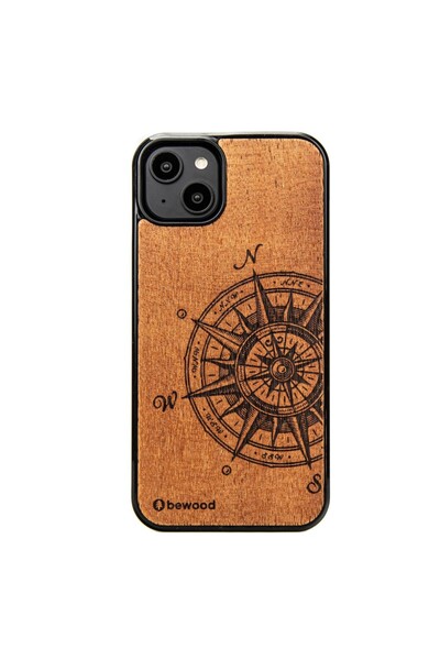 BEWOOD Traveler Merbau Carcasă din lemn pentru iPhone 15 Plus, Maro