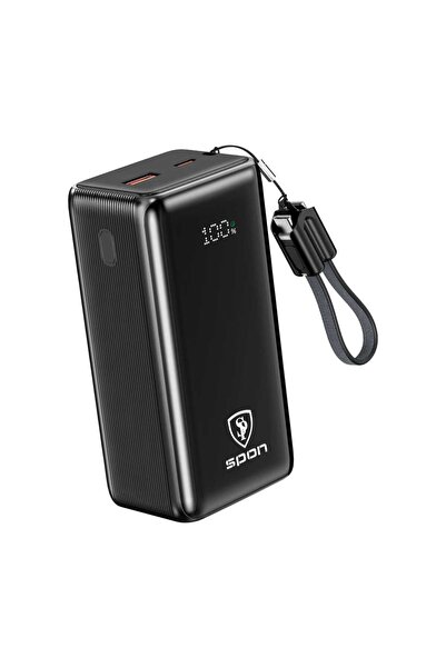 Spon Smart Power Bank with 20,000 Mah Capacity, 35W Super Fast Charging, Digi...