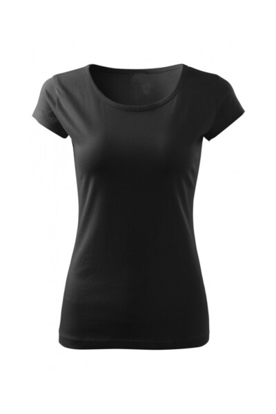 OEM Tricou negru din bumbac