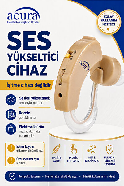 Acura Ses Yükseltici Kulaklık