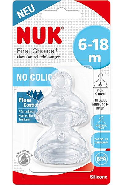 Nuk NIPPLE FIRST CHOICE+NO COLIC 6-18M 2S 2409