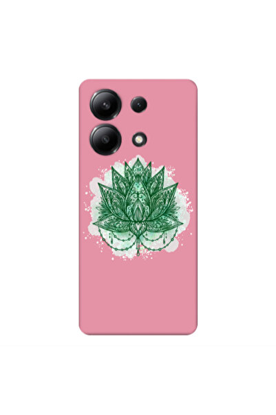 Other Xiaomi Redmi Note 13 4G Witch leaf Pink Colored Silicone TPU Θήκη