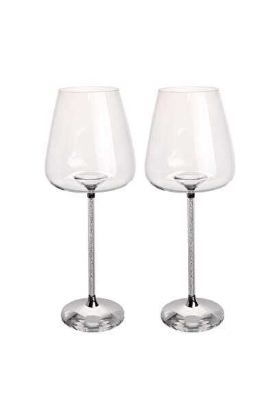OEM Set 2 Pahare pentru Șampanie Sticlă Transparent 25 cm