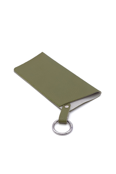 Techsuit - Glasses Case (ETN6) - PU, 17.5 x 8.5cm - Moss Green, acoperire pre...