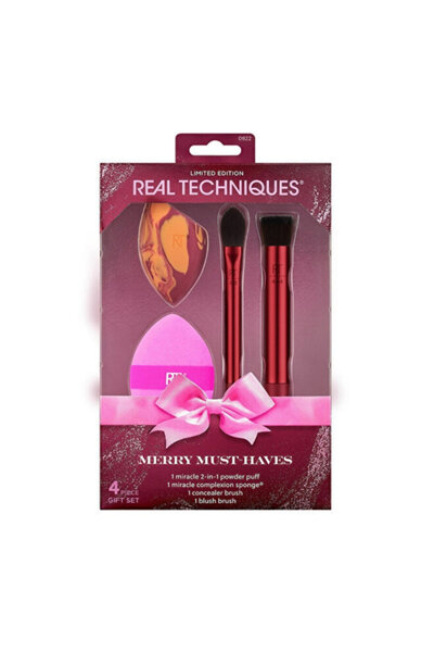 BÜŞRANIN DÜNYASI Merry Must Haves Makeup Brush and Sponge Set