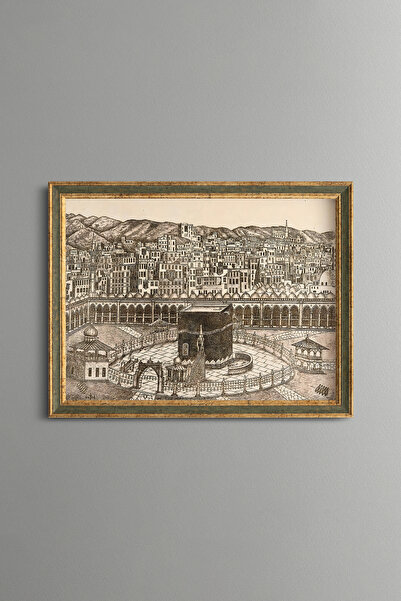 epiqart Kabe Drawing - Vintage Patterned Painting - Fine Model