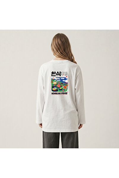 Grafftee Clothing Nubarco White Oversize Wide Cut Long Sleeve 100% Cotton Sum...