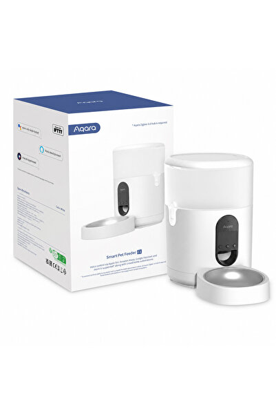 Aqara Smart Pet Feeder C1 PETC1-M01, Alimentator Inteligent Animale, 4L, Zigb...