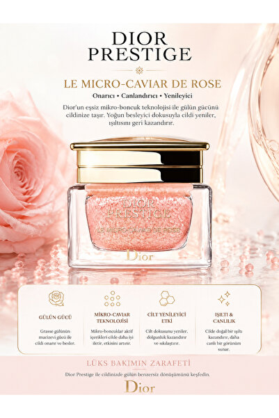 Dior Prestige Le Micro-Caviar De Rose 75 ml – Repairing and Intensive Moistur...