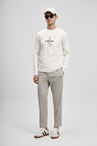 Lufian 111050048 Dıego Men's Sweatpants Stone