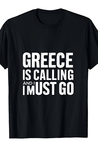12 Teknoloji Funny Is Calling Vintage Map Greek Key Design 220GSM Pure Tee fo...