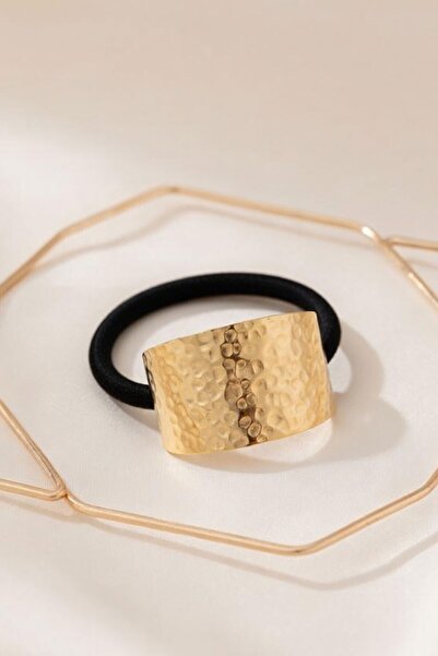 bacc Gold Forged Textured Hair Clip
